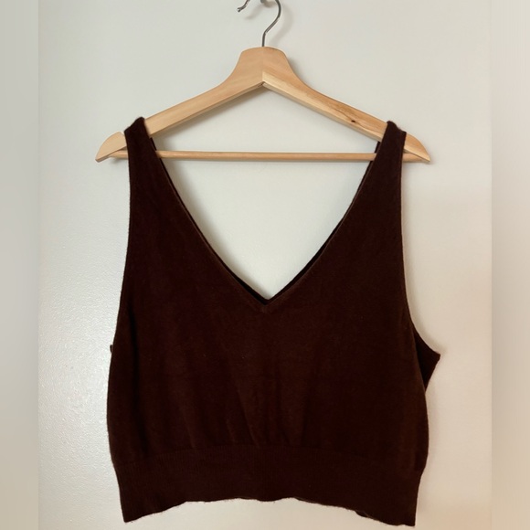 NAADAM Cashmere crop tank - Picture 1 of 2
